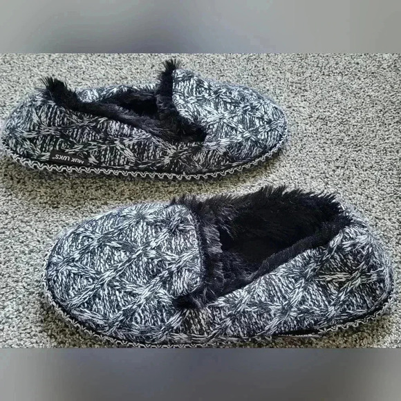 WOMENS MUK LUKS COMFORT COZY SLIPPERS SIZE LARGE 9-10 - Picture 6 of 8